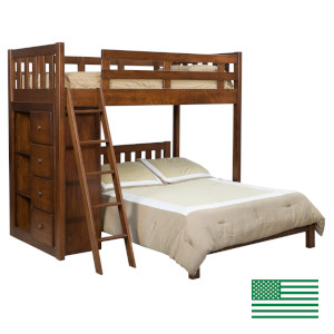 Amish Benning Twin & Full Bunk Bed